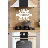 Kitchen Mutfak Duvar Dekor Hediyelik Eşya Ahşap Tablo