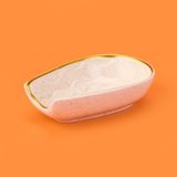Kitchen Oval Seramik Kaşık Altlığı - Bej - 15 cm - Çok Renkli - TEK EBAT