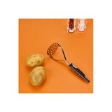 Kitchen Patates Ezici - Siyah - 26 Cm Çelik Siyah