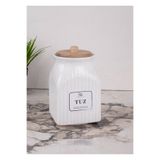 Kitchen Pembelia 800 ml Beyaz Porselen Tuz Kavanozu Tuz Saklama Kabı