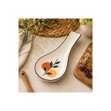 Kitchen Pembelia Desenli Seramik Kirli Kaşıklık-Tezgah Üstü Kepçe Kirli Kaşık Altlığı El yapımı Özel Tasarım Kaşıklık Kaşık Altlık Düzenleyici