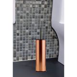 Kitchen Store Paslanmaz Krom Metal Tuvalet Fırçası Mikro Wc Klozet Fırçası