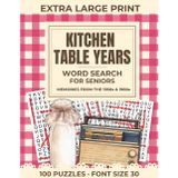 Kitchen Table Years Word Search for Seniors: 100 Nostalgic Extra Large Print Puzzles in 30 Point Font from the 1950s and 1960s for Older Adults and Memory Care (Gingham Days Large Print Word Search)