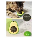 Kitchen Time Sevimli Yapışkanlı Kedi Çimi Avokado Catnip | Avokado Kedi Çimi Topu Avokado Kedi Nanesi Oyuncağı