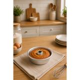 Kitchen Way Alüminyum Borulu Kek Kalıbı Dayanıklı Ortası Delikli Kek 500ML Pasta Kalıbı KW-3352