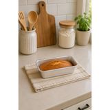 Kitchen Way Alüminyum Kek Kalıbı Dayanıklı Mini Baton Pasta Ekmek Kalıbı 1 Litre KW-3359