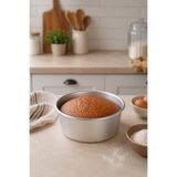 Kitchen Way Alüminyum Metal Yuvarlak Kek Kalıbı Dayanıklı Pasta Kek 1250ML Pişirme Kalıbı KW-3395