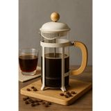 Kitchen Way Bambu Saplı Borosilikat French Press 1000ml KW-1086