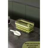 Kitchen Way Kapaklı Kutulu Tepsili Buz Küpü Kalıbı ve Buz Kepçesi KW-229 FMA006447