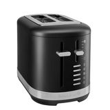 KitchenAid 5KMT2109EBK 2 dilimli ekmek kızartma makinesi, simit ve kalın ekmek için ekstra geniş yuvalar, 7 kızartma seviyesi, sıcak tutma, buz çözme ve ısıtma fonksiyonu, tam gövde