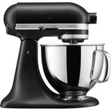 KitchenAid Artisan 4,8 L Stand Mikser 5KSM125 Black Matte 300 W Güç ve Paslanmaz Çelik Kase - Siyah