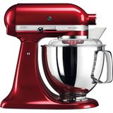 KitchenAid Artisan 4,8 L Stand Mikser 5KSM175PS Güç ve Şık Metal Tasarım ile Mutfak İçin İdeal - Kırmızı