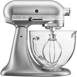 Kitchenaid Artisan Design Series 5 Quart Tilt-Head Stand Mixer With Glass Bowl - KSM155GB - Siyah