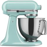 Kitchenaid Artisan Serisi 5 Quart Tilt Head Stand Mixer With Pouring Shield KSM150PS, Ice Blue Blue Blue - Siyah