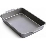 KitchenAid Dikdörtgen Fırın Tepsisi 33.3*22.8Cm Gri Paslanmaz Çelik Dayanıklı Yapışmaz Yüzey CC003299-001