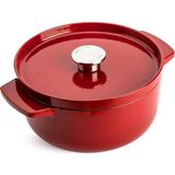 Kitchenaid Döküm Demir Tencere Kırmızı 22 cm - 3.3 L - 3,3 Lt