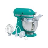 Kitchenaid KSM150PSSU Artisan Serisi Tilt-Head 5-Quart Stand Mixer, Surf Green - Siyah