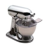 Kitchenaid KSM90PS 300-WATT Ultra Power 4-1/2-Quart Stand Mixer, Chrome - Siyah