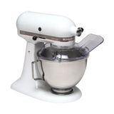 KitchenAid Mutfakaid 300-WATT Ultra Power 4-1/2-Quart Stand Mixer, White - Siyah