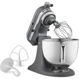 KitchenAid Mutfakaid KSM150PSFG Artisan Stand Mixers, 5 Quart, Matte Gray - Siyah