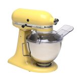 KitchenAid Mutfakaid KSM90PS 300-WATT Ultra Power 4-1/2-Quart Stand Mixer, Majestic Sarı - Siyah