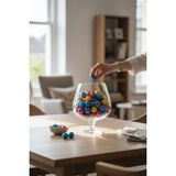 Kitchenboost Bardak Cam Şekerlik - Ayaklı Cam Şekerlik 20,5 Cm. - Şeffaf - 1 Adet