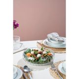 Kitchenboost Cam Salata Kasesi - 21 cm Orta Sunum Kasesi - 2 Li Çok Amaçlı Kase Meyvelik - 0 - 3 L