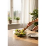 Kitchenboost Cam Salata Kasesi - 30 cm Orta Sunum Kasesi - Çok Amaçlı Kase Meyvelik - 0 - 3 L
