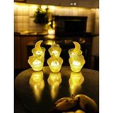 Kitchenboost Dekoratif Led Mum - 3 Model 6 Lı Led Işık Mumluk Aksesuar Altın