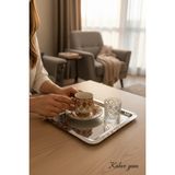 Kitchenboost Kristal Cam 6 Lı Kahve Yanı Küçük Su Bardağı 60 cc Shot Bardağı - Karışık İşleme - 60 ml