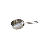 KitchenDORE Çelik Sos Tavası 304 Yüksek Kaliteli Çelik Sos ve Tereyağ Eritme Tenceresi 12 cm