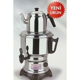 Kitchenware Seçil Home ARMĞAN 50 Bardak Elektrikli Semaver 4,5 Lt Çelik KAPAK Ev-Inşaat- Ofis Uyumlu - Güzel Bir Çay Zamanı