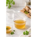 Kitchera Home Kalın Yapılı Sızdırmaz 120 Ml 4 Oz Sosluk Buzluk Et Kemik Suyu 25'li