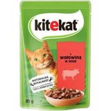 Kitekat Gravy Sos Içinde Sığır Etli Yetişkin Kedi Konservesi 85GR - Karışık