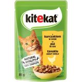Kitekat Gravy Sos Içinde Tavuklu Yetişkin Kedi Konservesi 85GR - Karışık