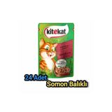 Kitekat SOMONLU YAŞ MAMA POUCH 85 GR 24 ADET