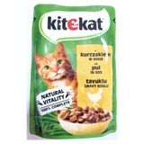Kitekat Tavuklu Yaş Mama Pouch 85 gr 28 Adet