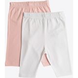 Kitikate Organik Flexa 2'li Tayt Pembe - 9 - 12 Ay