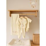 Kitikate Organik New Basic 10'lu Hastane Çıkış Seti Natural - 0 - 1 Ay - Naturel