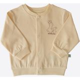 Kitikate Organik New Basic Hırka Natural Kız Çocuk İçin Pamuklu Şık ve Rahat Hırka - 6 - 9 Ay - Natürel