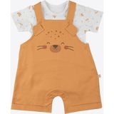 Kitikate Tiger Salopet 2'li Takım Sarı - 3 - 6 Ay