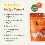 Kito Freeze Dried Tavuk Göğüs Kedi ve Köpek Ödül SI%100 Doğal, Glutensiz 30 Gr(Cat&dog Treat)