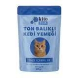 Kito Fresh Ton Balıklı 8x80 gr Kedi Yaş Mama