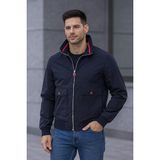 Kiton Bahar ve Yazlık Erkek Ince Mont - Lacivert-R56 - XL