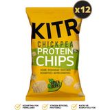 KITR 12'li Sebze Yeşillikleri Çeşnili Yüksek Proteinli Nohut Cipsi 12X50G