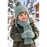 Kitti 26160-12 Erkek Çocuk 1-4 Atkı Bere Eldiven Set