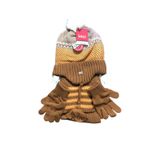 Kitti 4-8 Yaş Erkek Çocuk Atkı Bere Eldiven İçi Polarlı 3'lü Takım 24170-11