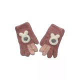 Kitti 4-8 Yaş Kız Çocuk Yumuşak Dokulu Sevimli Eldiven