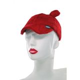 Kitti Kız Çocuk Peluş Lastikli Gölgelikli Şapka (K2245-03-077) Kırmızı 4-8 Yaş