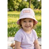 Kitti Kız Çocuk Yazlık Fötr Şapka (1-4 Yaş) 26160-2 Pudra